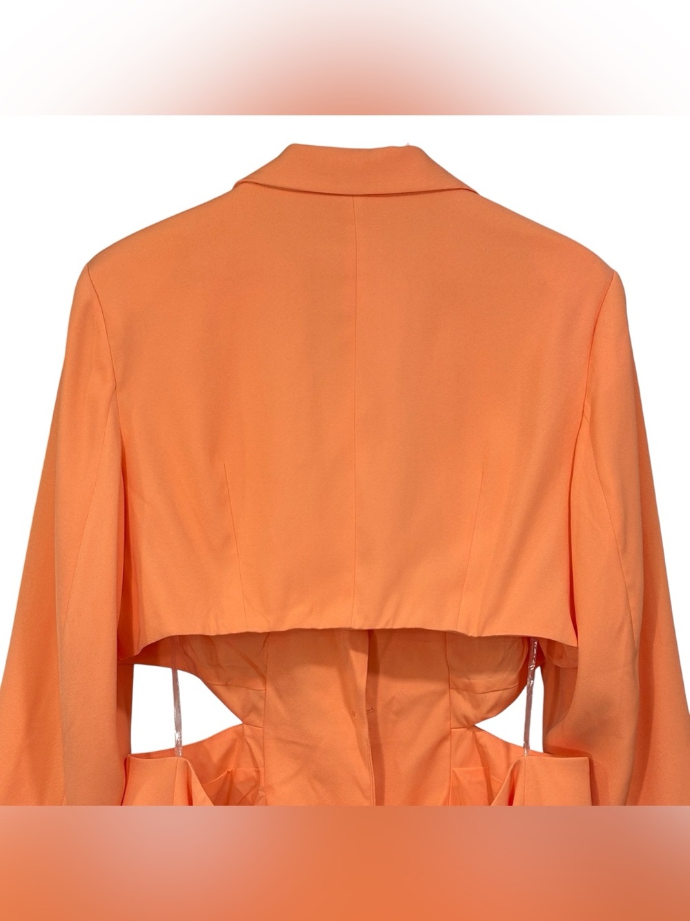 Future Collective x Alani Noelle NWT Orange Cream cutout Blazer Size XXL - Picture 9 of 14